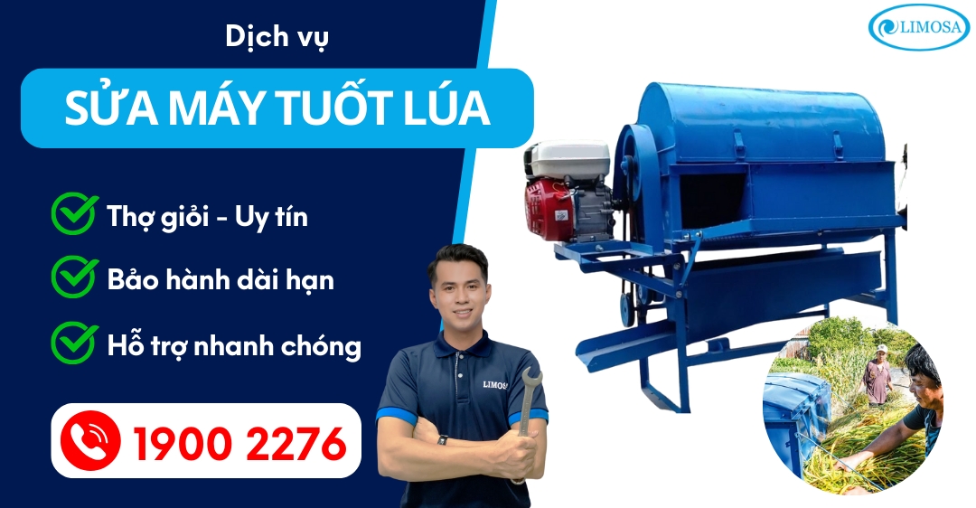 Sửa Máy Tuốt Lúa Limosa