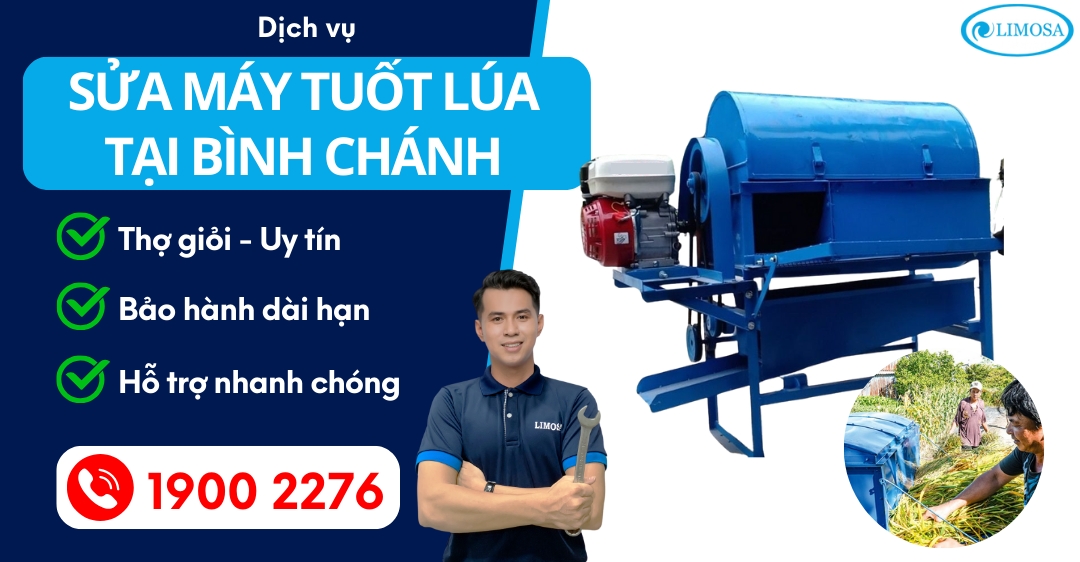 Sửa Máy Tuốt Lúa Tại Bình Chánh Limosa