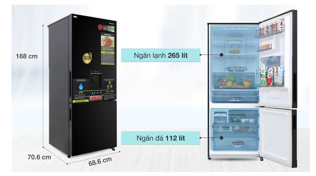 tủ lạnh Panasonic NR-BX421GPKV