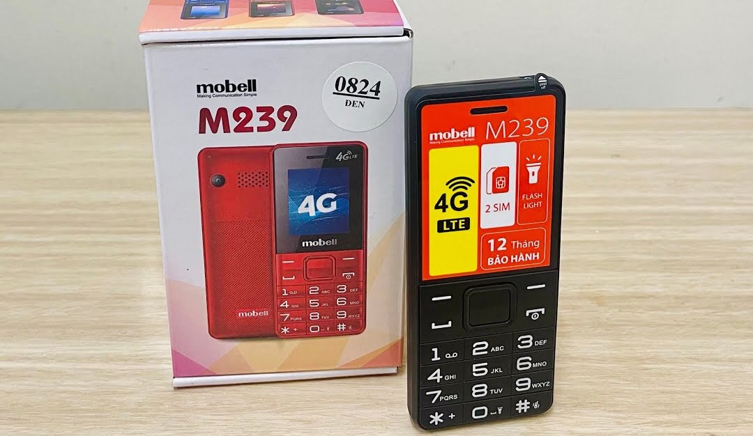 Đánh giá điện thoại Mobell M239 4G chi tiết