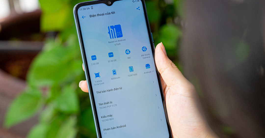 Lưu ý trong đánh giá điện thoại Tecno Pop 5 Pro