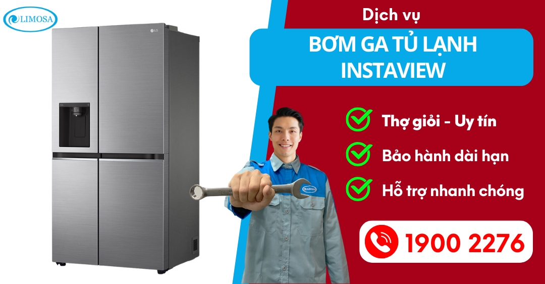Bơm Ga Tủ Lạnh Instaview Limosa