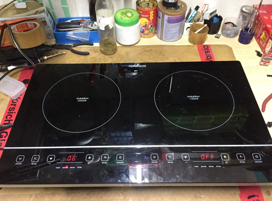 Các mã lỗi thường gặp và cách sửa bếp từ Rommelsbacher