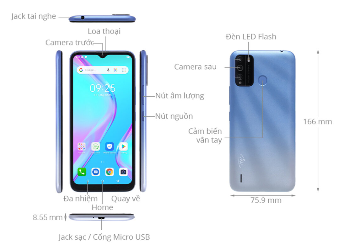 Đánh giá Điện thoại Itel L6502 về màn hình