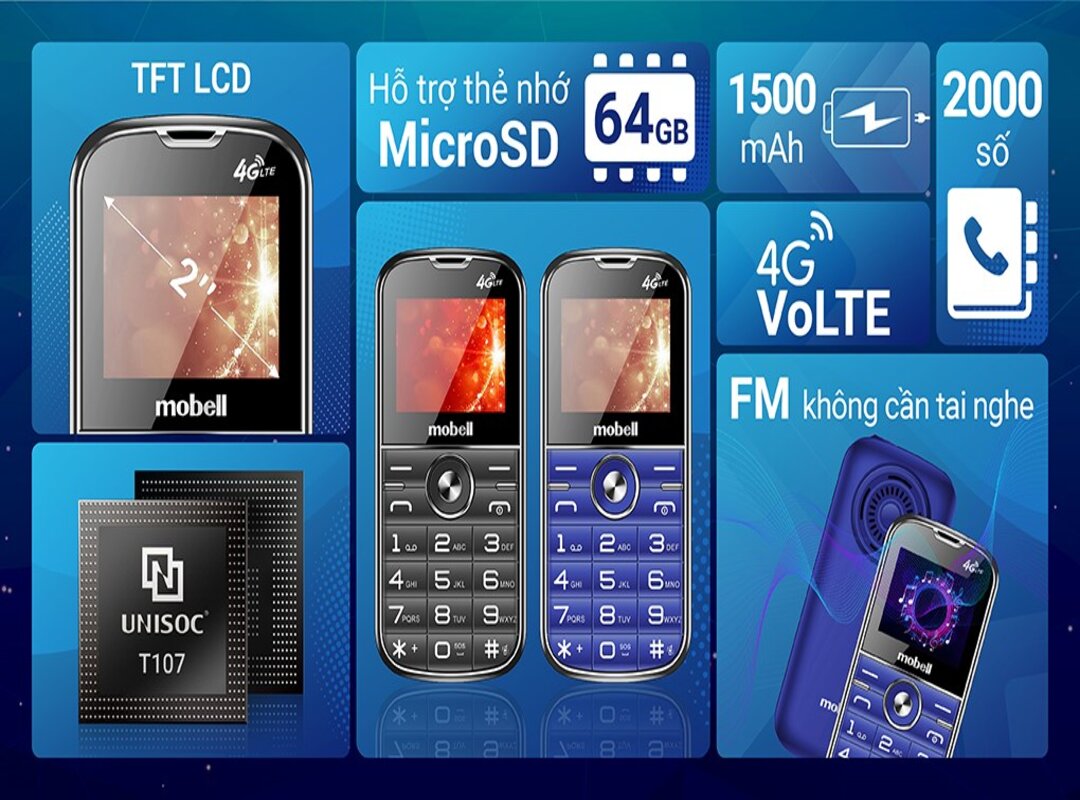 Đánh giá Điện thoại Mobell F209 về hiệu năng ổn định và hỗ trợ 4G VoLTE