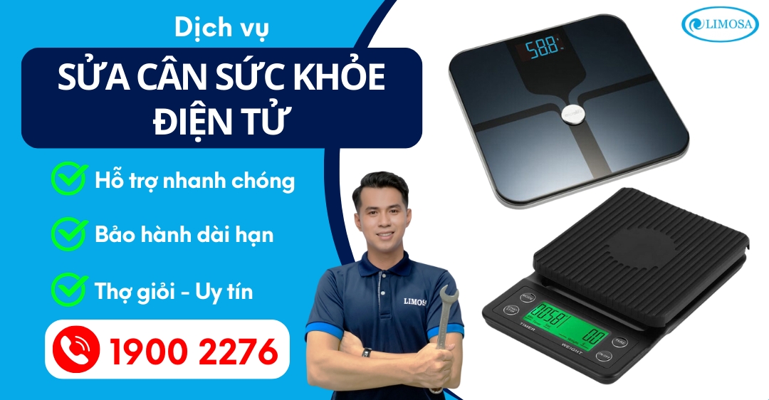 Sửa Cân Sức Khỏe Điện Tử Limosa
