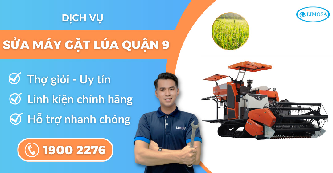 sửa máy gặt lúa quận 9 Limosa