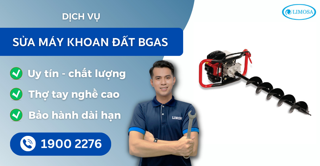sửa máy khoan đất BGAS Limosa