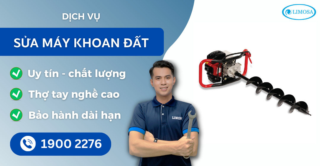 sửa máy khoan đất Limosa