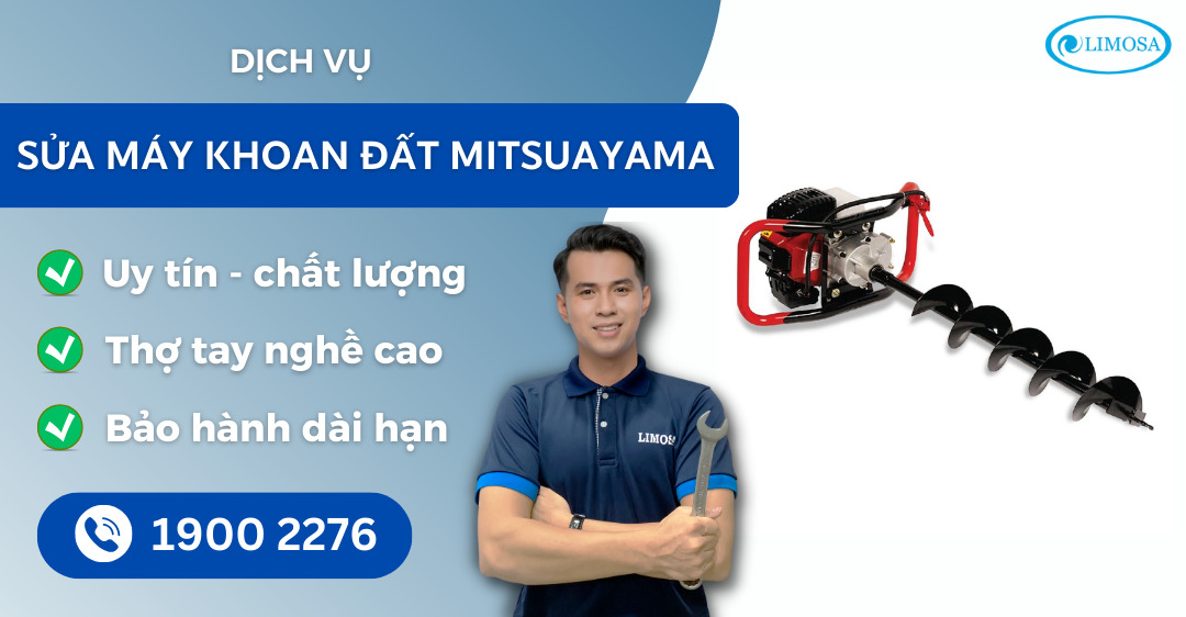 sửa máy khoan đất Mitsuayama Limosa