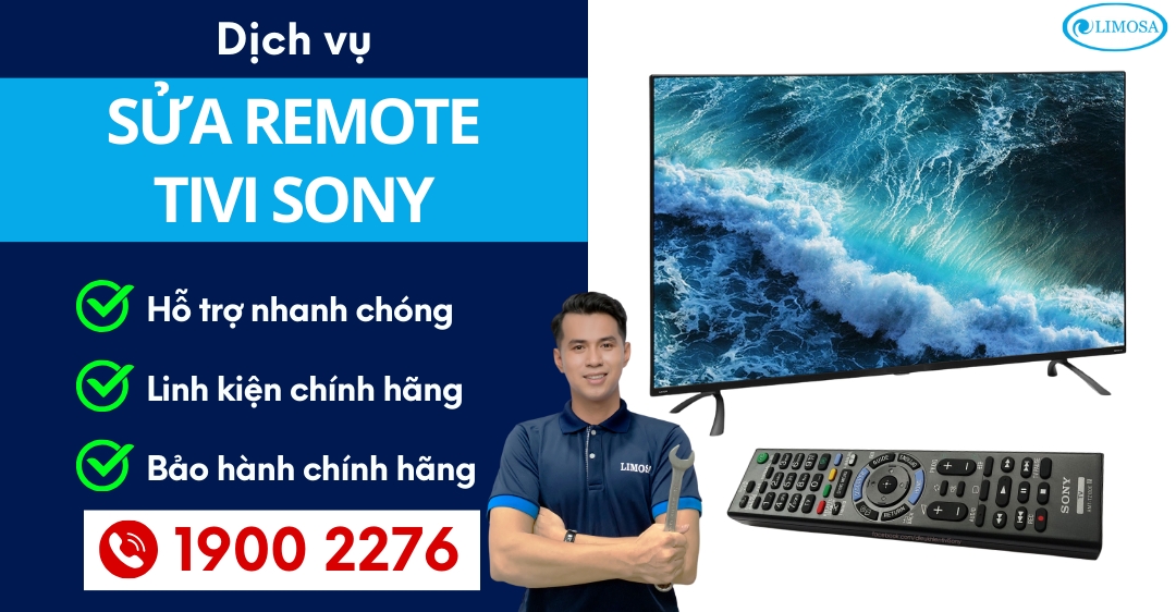 Sửa Remote Tivi Sony Limosa