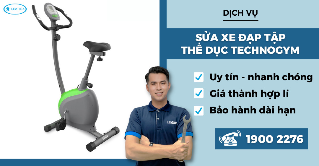 sửa xe đạp tập thể dục Technogym Limosa