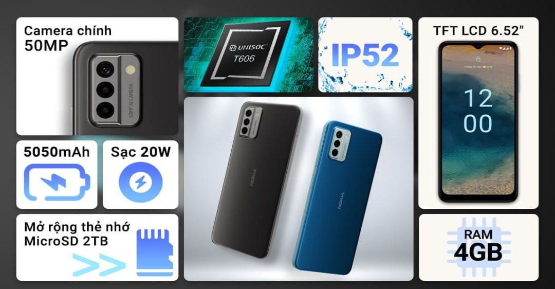 Tổng quan về điện thoại Nokia G22