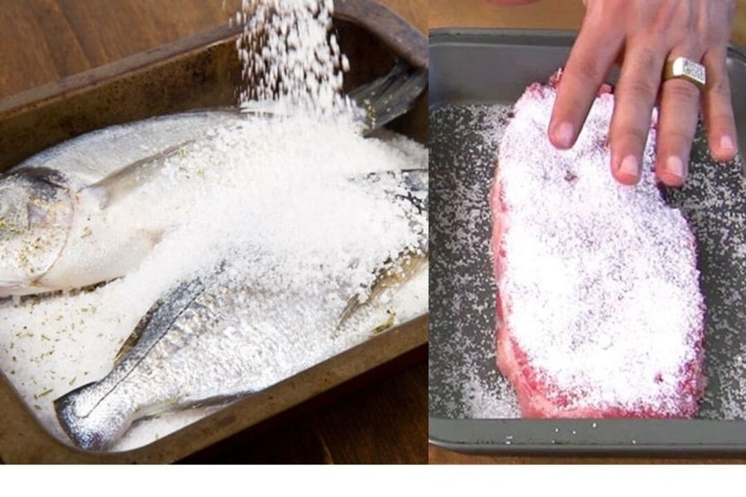Bảo quản thịt cá bằng cách ướp muối