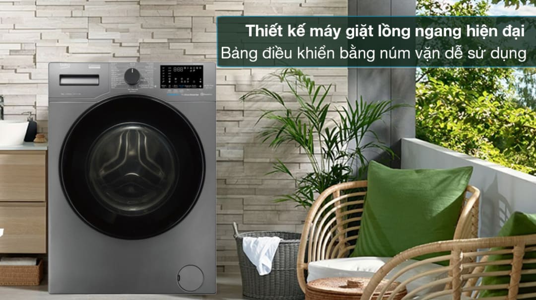 Giới thiệu về máy giặt Beko Inverter 9 kg WCV9648XSTM