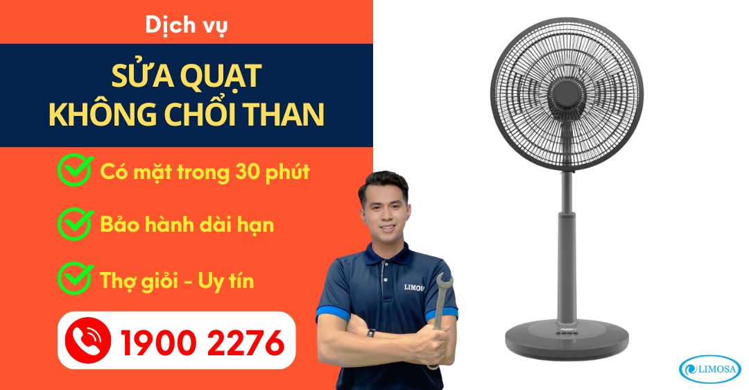 Sửa Quạt Không Chổi Than Limosa