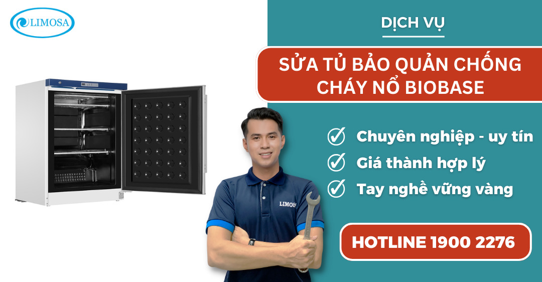 sửa tủ bảo quản chống cháy nổ Biobase Limosa