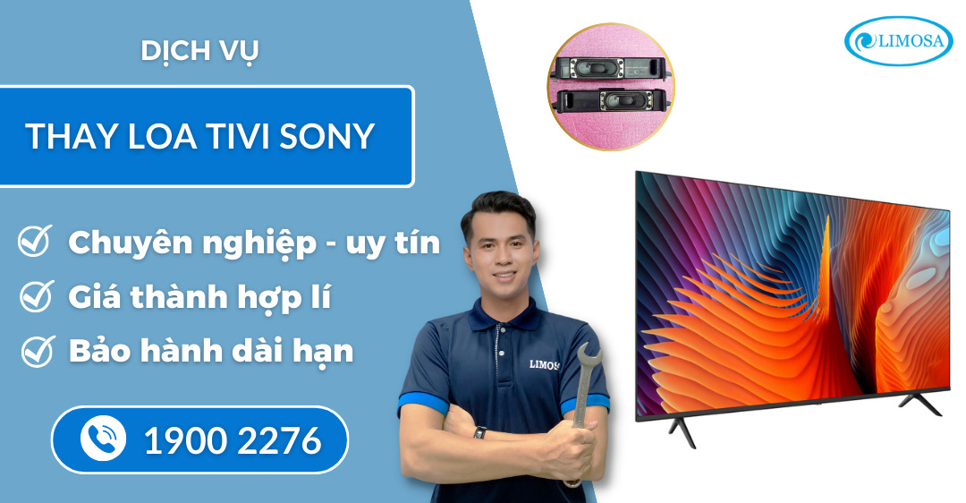 thay loa tivi Sony Limosa