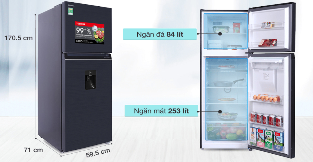 Giới thiệu về tủ lạnh Toshiba