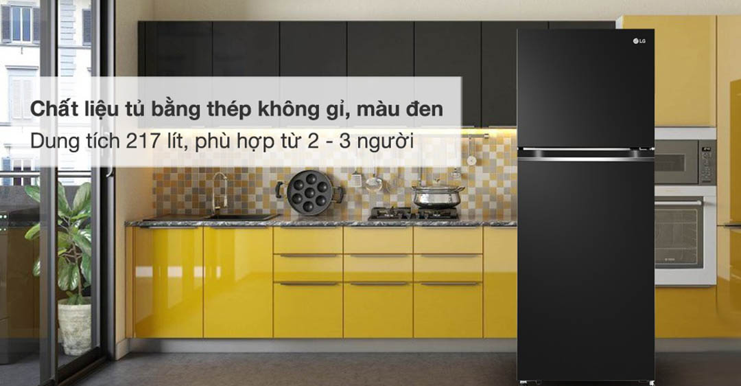 Tủ lạnh LG Inverter 217 Lít GV-B212WB