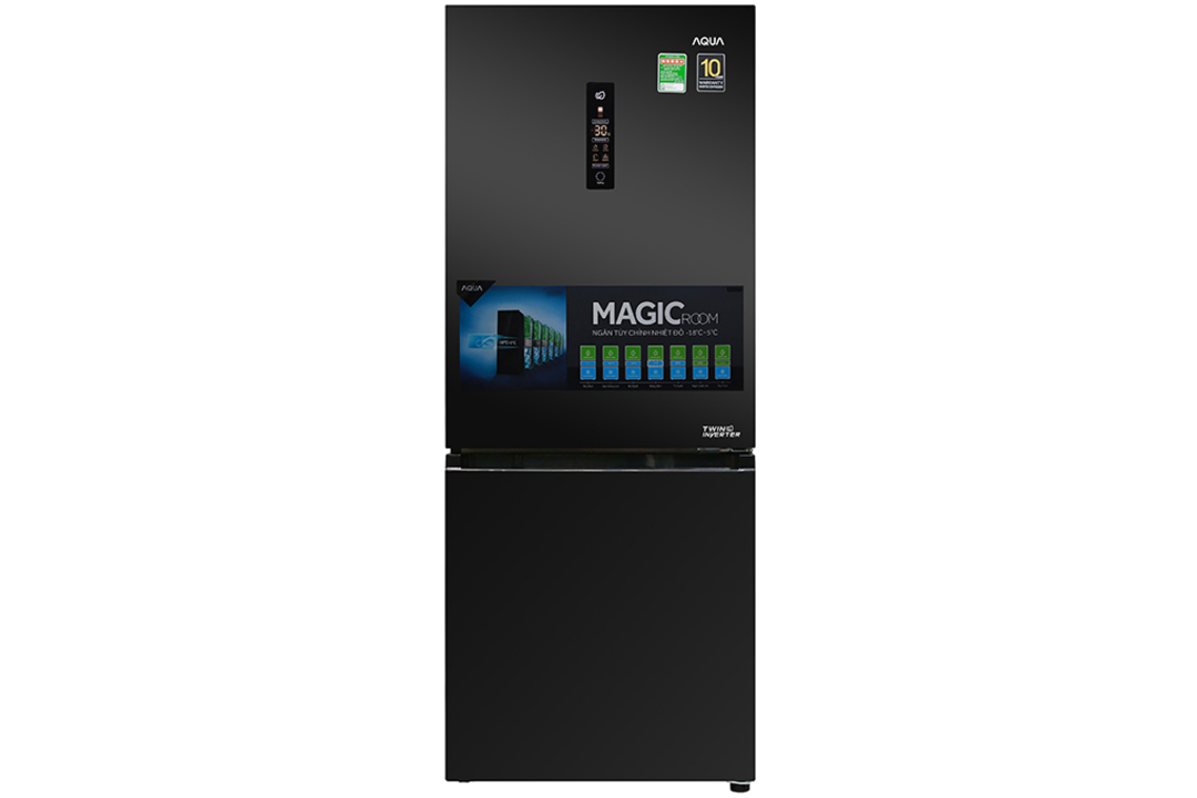 Tủ lạnh Aqua AQR-I298EB (BS) 283 Lít inverter