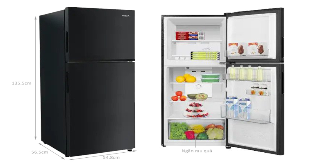 Tủ lạnh Aqua Inverter 200 lít AQR-T220FA