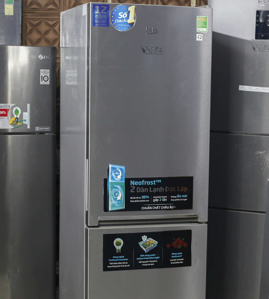 Tủ lạnh Beko Inverter 250 lít RDNT271I50VWB