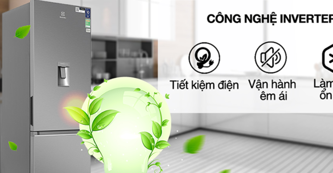 Tủ lạnh Electrolux Inverter 335 lít EBB3742K-A