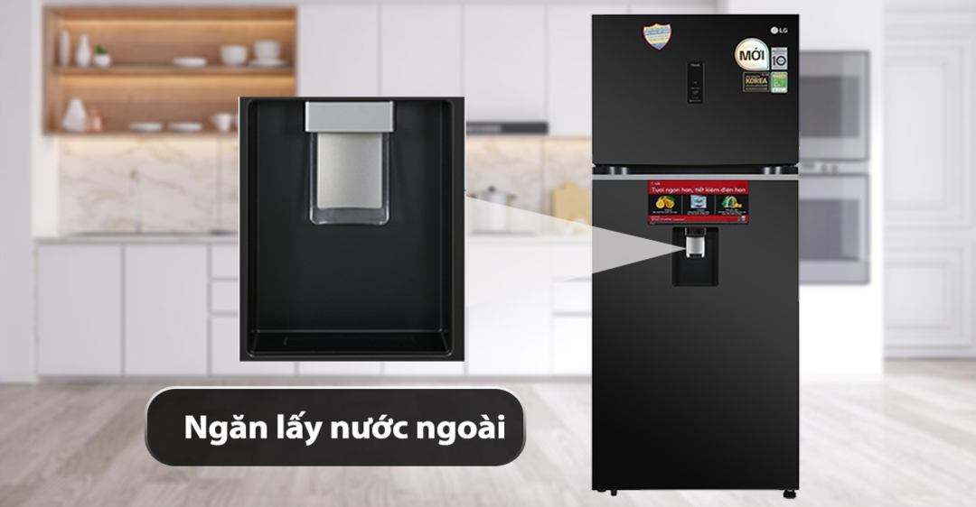 Tủ lạnh LG Inverter 394 lít GN-D392BLA