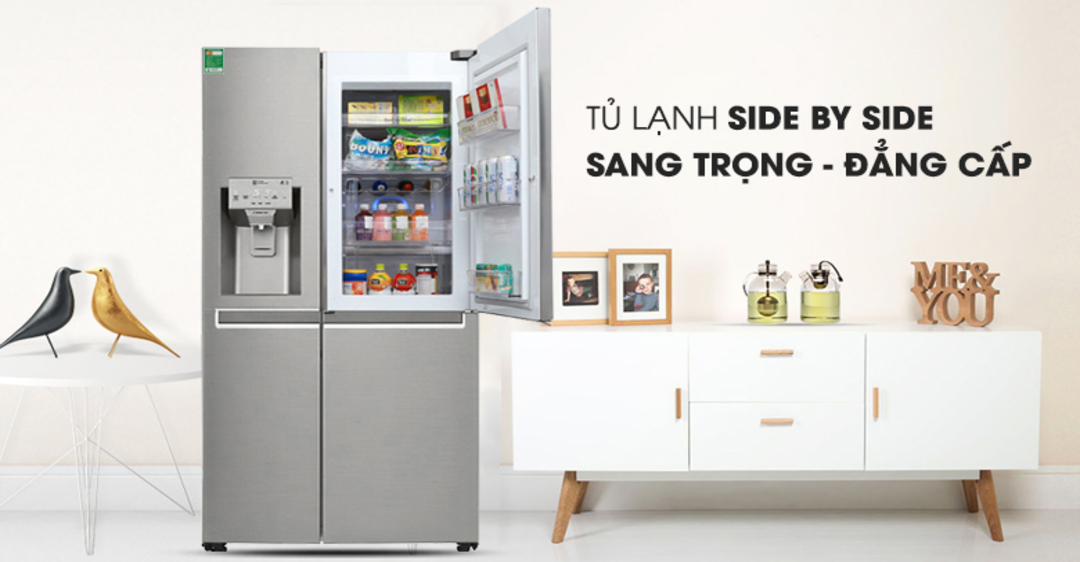 Tủ lạnh LG Inverter 601 lít GR-P247JS
