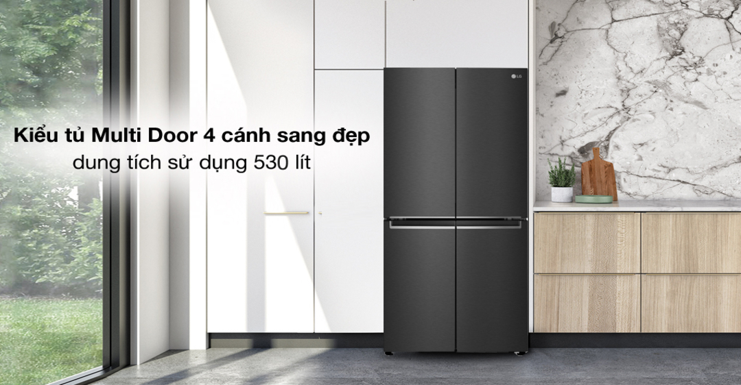 Tủ lạnh LG inverter 530 lít GR-B53MB