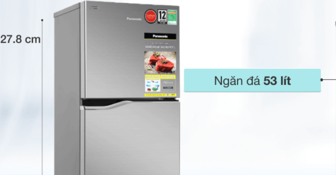 Tủ lạnh Panasonic Inverter 170 lít NR-BA190PPVN