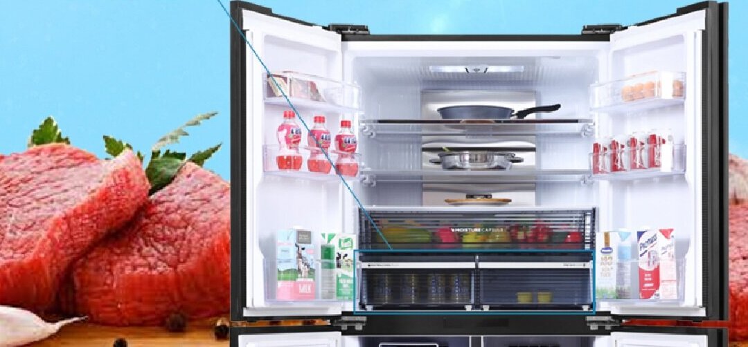 Tủ lạnh Sharp Inverter 401 lít Multi Door SJ-FXP480V-SL