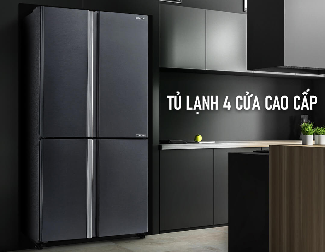 Tủ lạnh Sharp Inverter 525 lít SJ-FX600V-SL