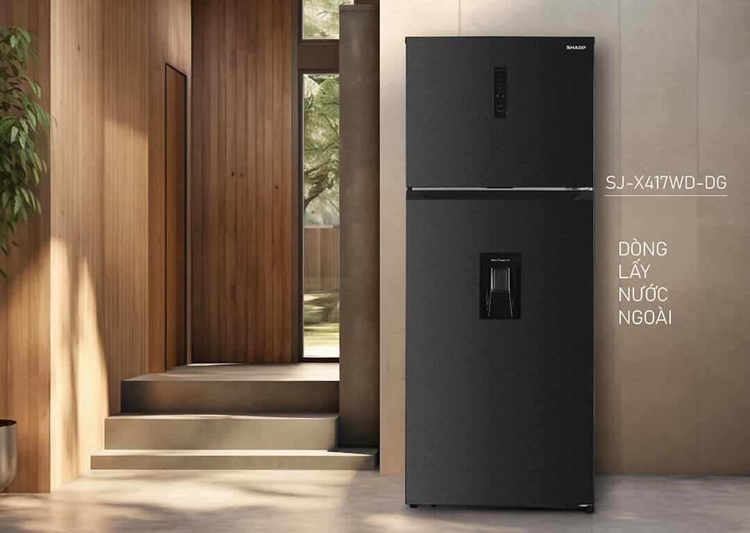 Tủ lạnh Sharp Inverter SJ-X417WD-DG