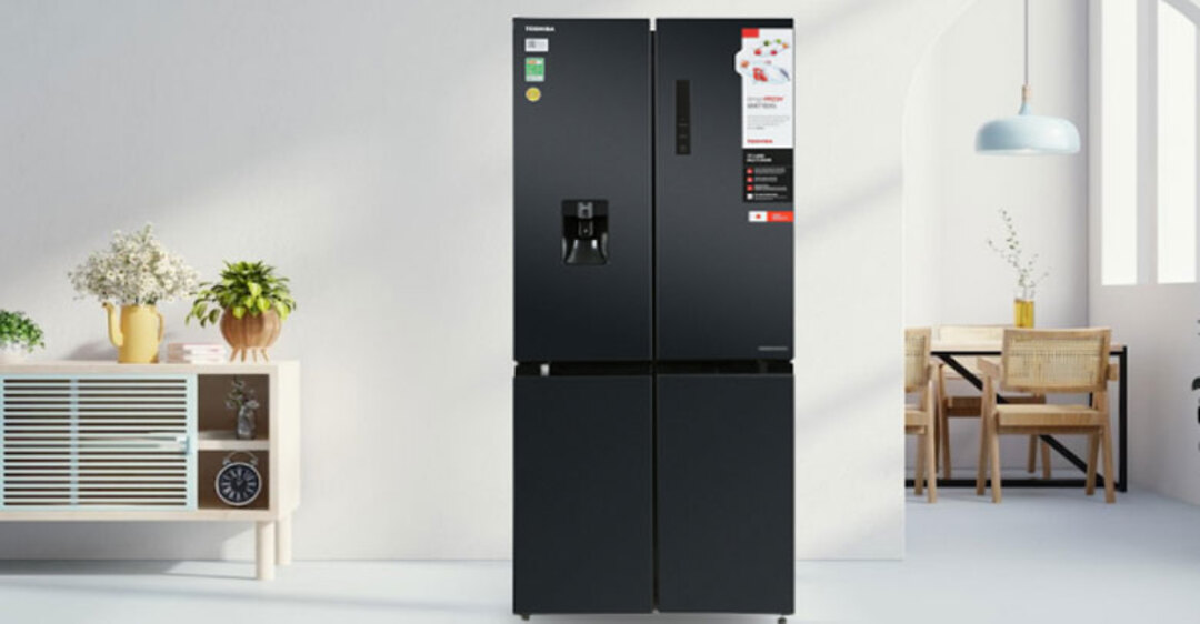 Tủ lạnh Toshiba 4 cánh có ngăn đông mềm 509 lít