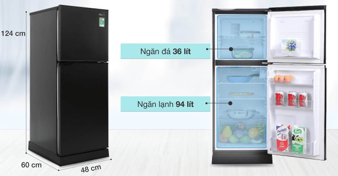 Tủ lạnh Aqua 130 lít AQR-T150FA(BS)