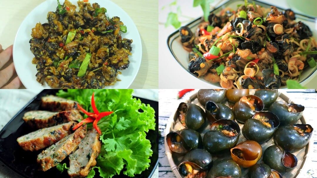 Các món ngon từ ốc không thể bỏ qua