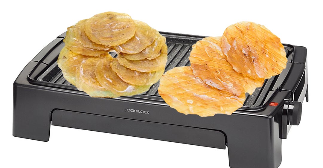 Cách nướng cá bò khô bằng vỉ nướng