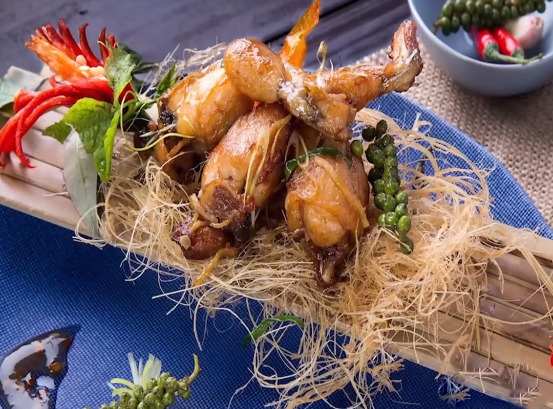 Hướng dẫn nướng ếch bằng lò vi sóng