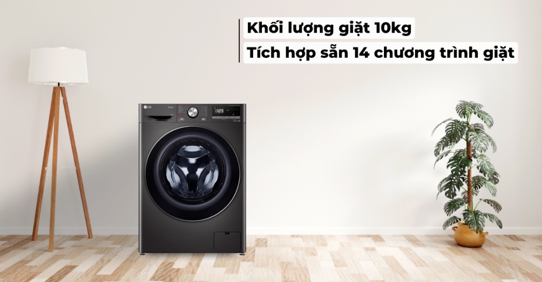 Máy giặt LG Inverter 10 kg FV1410S4B