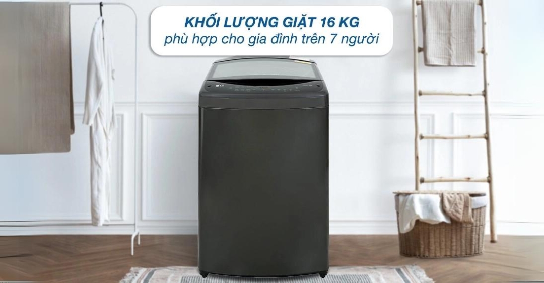 Máy giặt LG Inverter 16kg TV2516DV3B lồng đứng