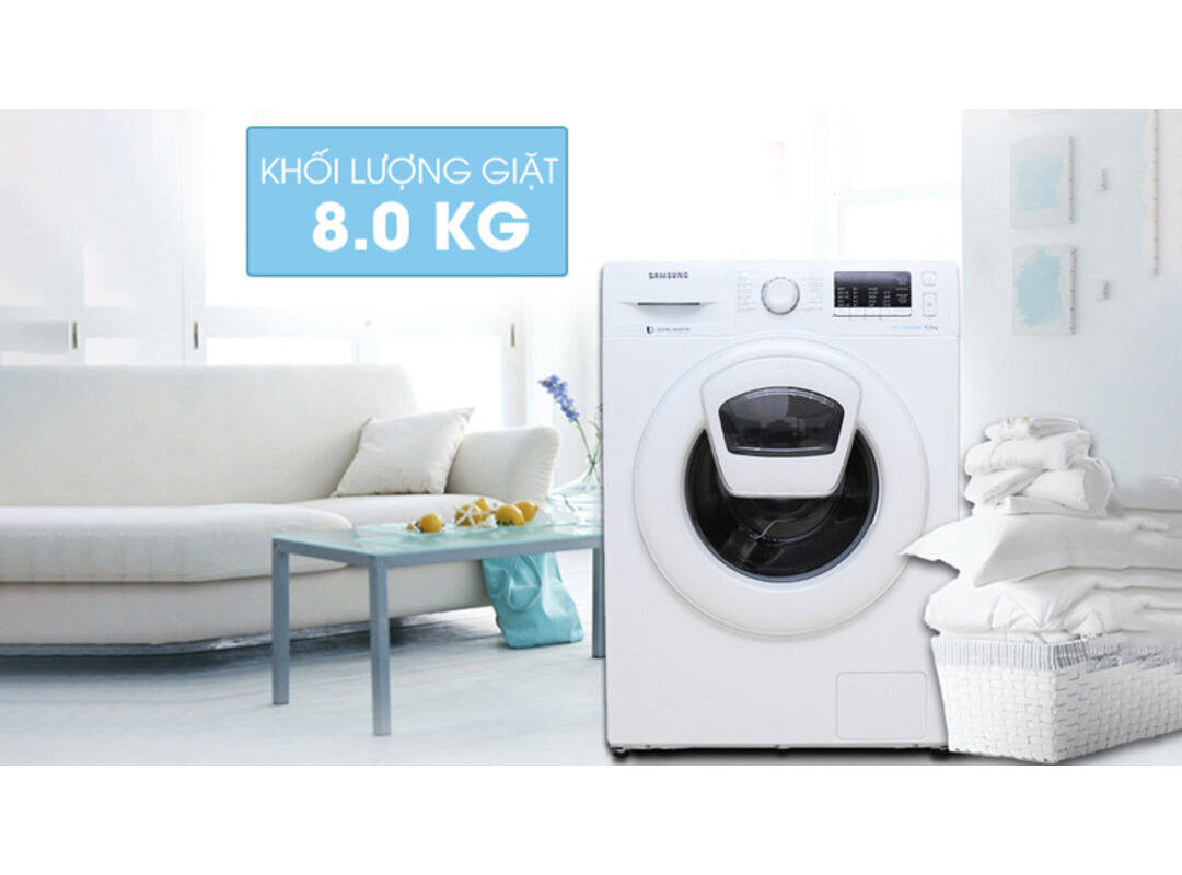 Máy giặt Samsung AddWash inverter 8 kg WW80K5410WW/SV