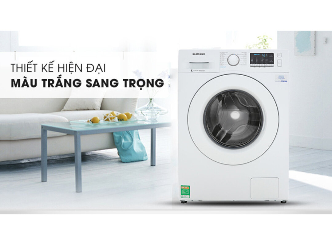 Máy Giặt Samsung Inverter 8Kg WW80J52G0KW/SV