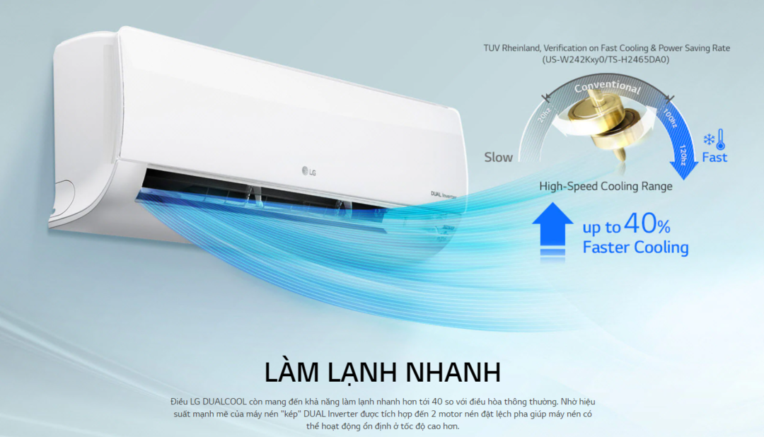 Máy lạnh LG Inverter 1 HP V10ENH1