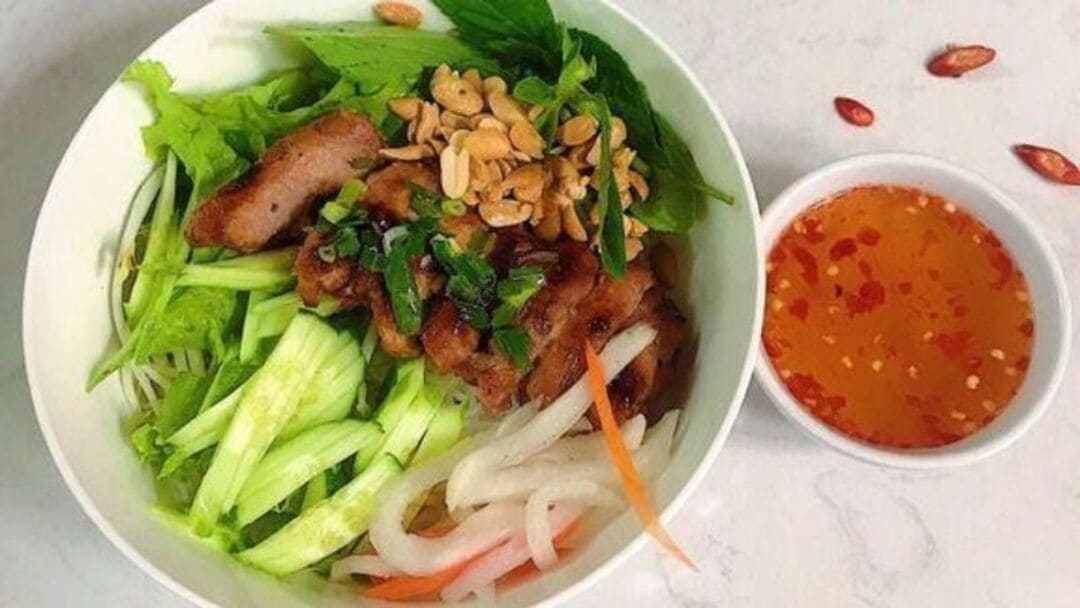 Nguyên liệu làm bún thịt nướng