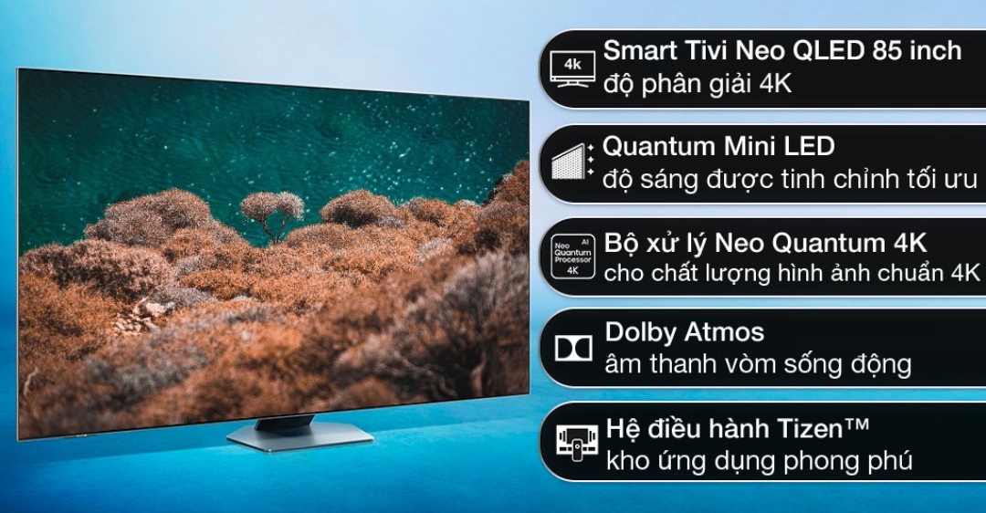 Smart Tivi Neo QLED 4K 85 Inch Samsung QA85QN85B