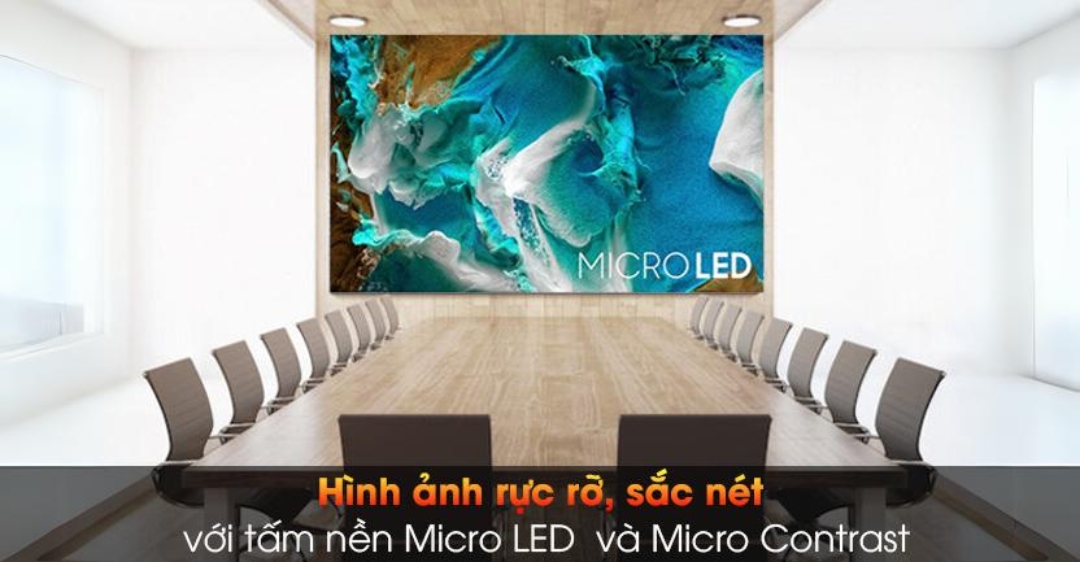 Smart Tivi The Wall Micro LED Samsung 4K 99 Inch MNA99MS1A