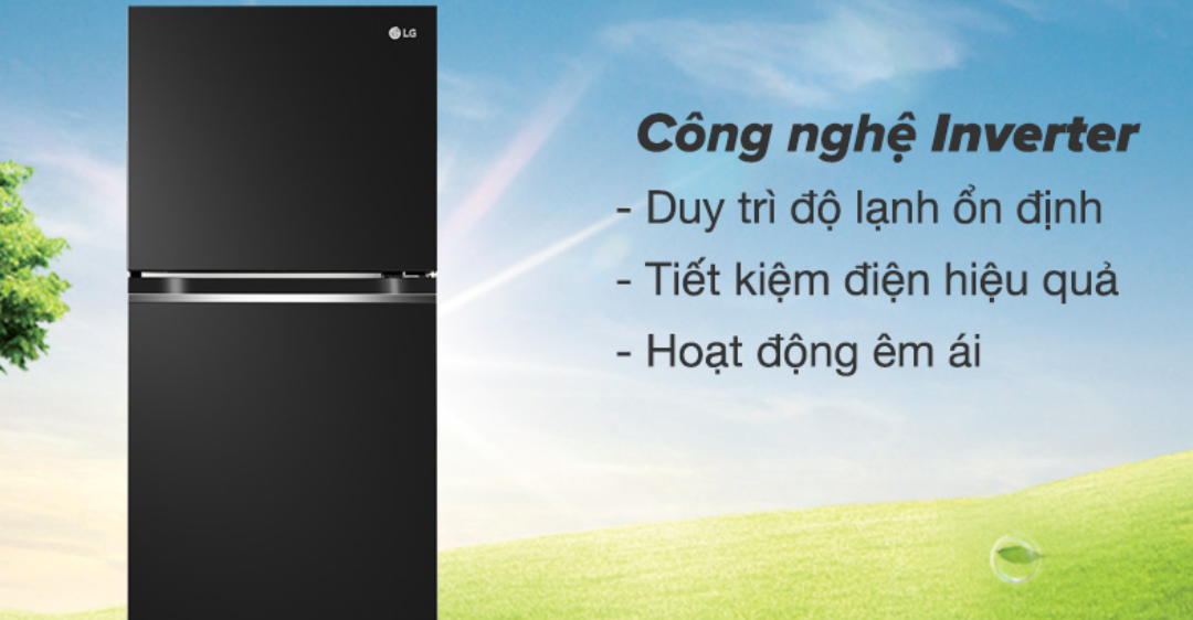 tủ lạnh LG Inverter 217 Lít GV-B212WB
