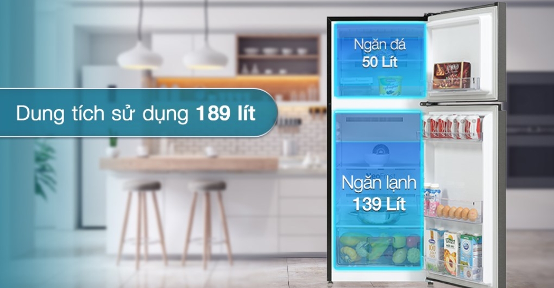 Tủ lạnh Beko Inverter 189 lít RDNT201I50VK